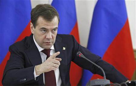 Thủ tướng Nga Dmitry Medvedev.